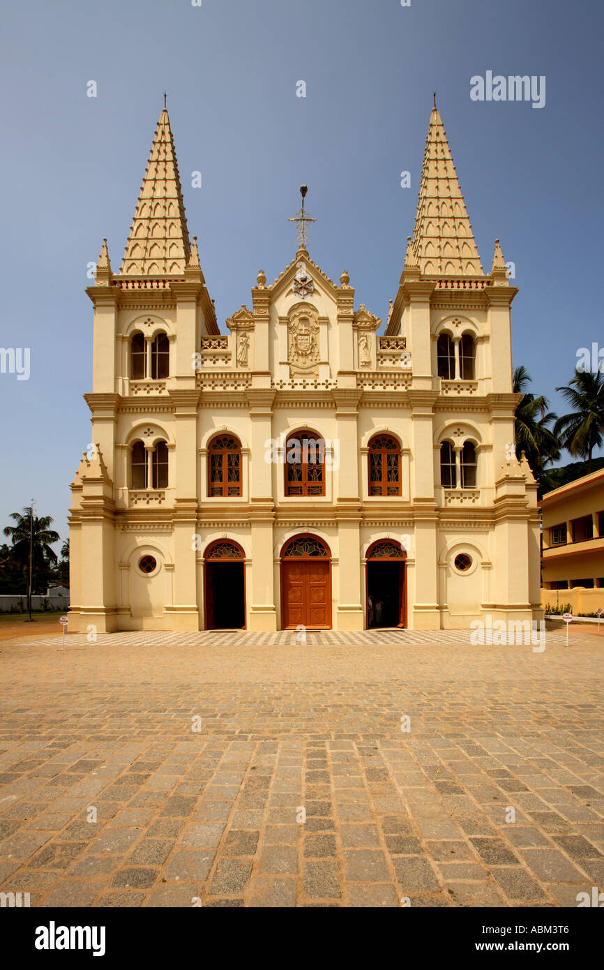 Santa Cruz Basilica, Chiesa Cristiana, Fort Cochin, Kerala, India del Sud Foto Stock