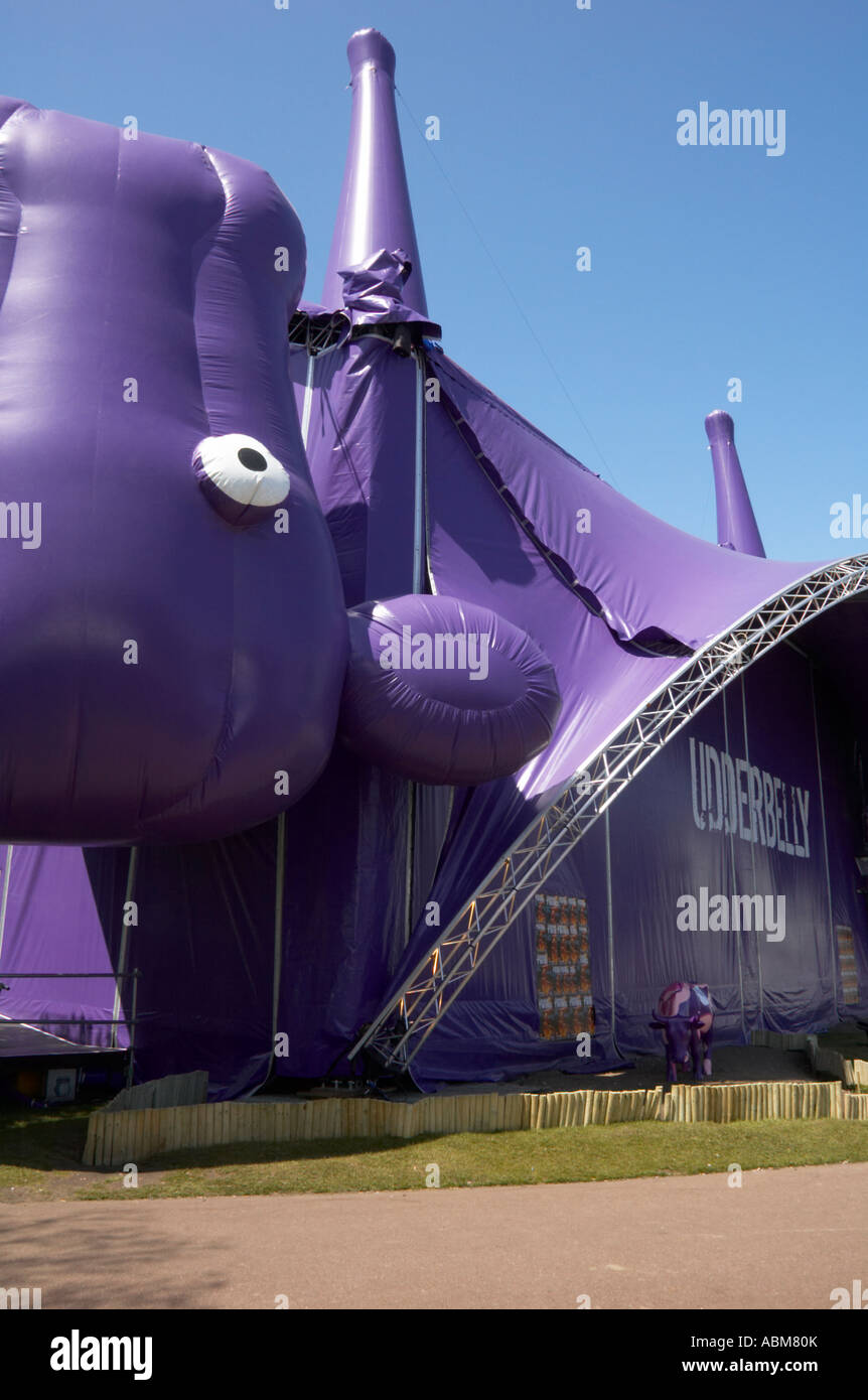 Udderbelly, Brighton Festival 2007 Foto Stock