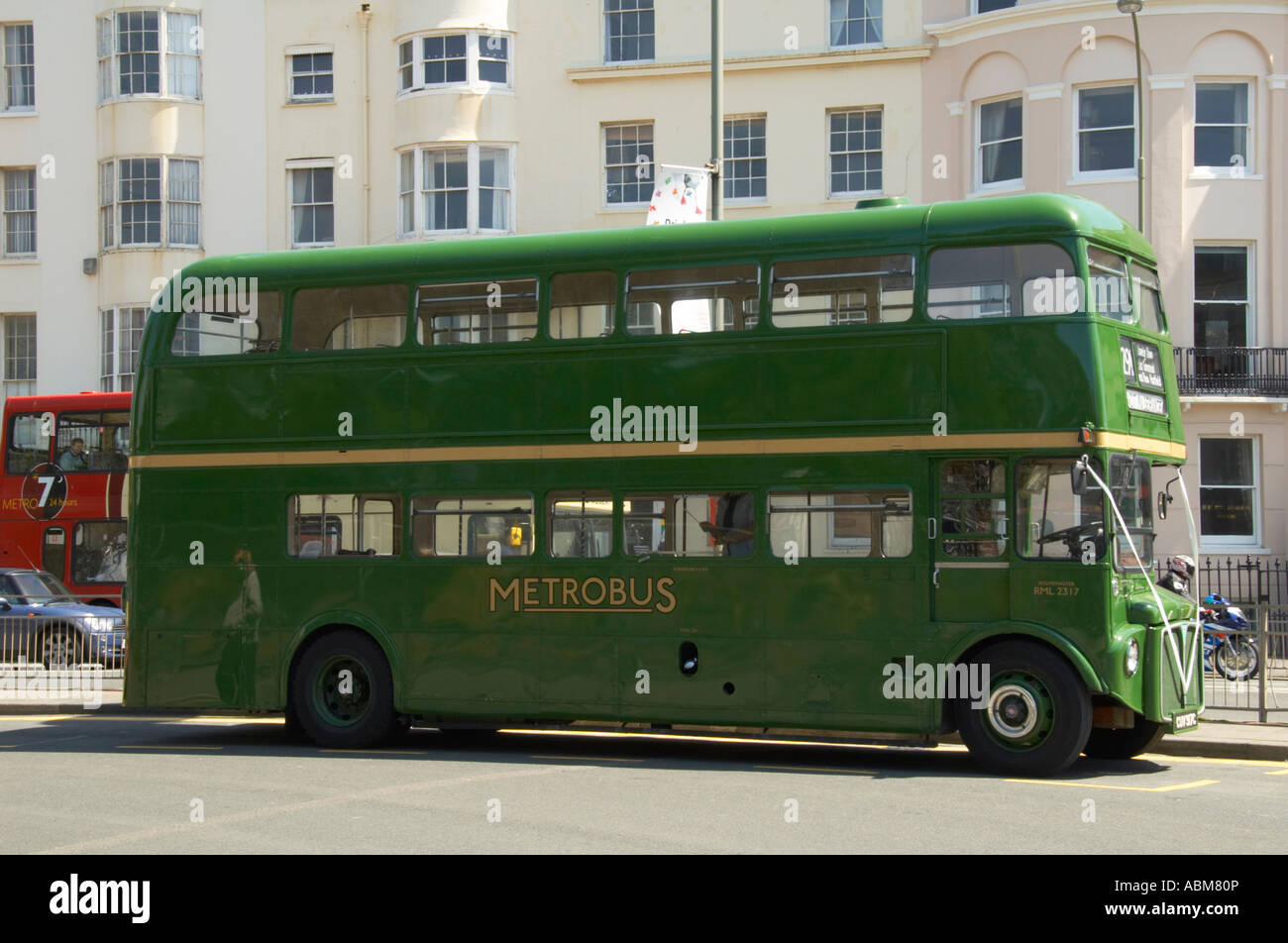 Matrimonio Bus Foto Stock