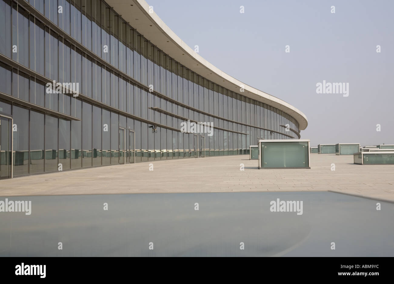 Centro congressi, Dresda, Germania Foto Stock