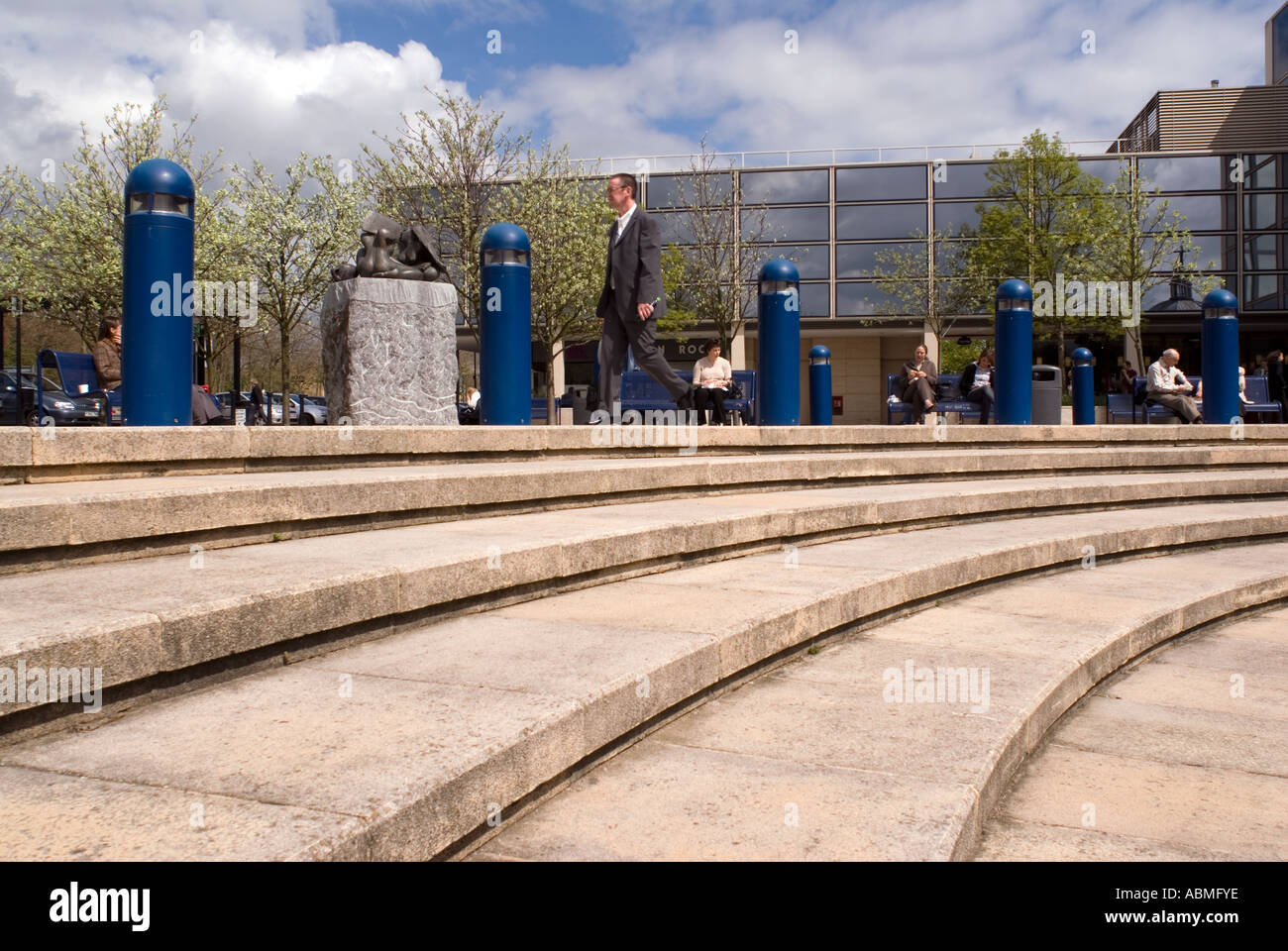 Milton Keynes shopping centre Foto Stock