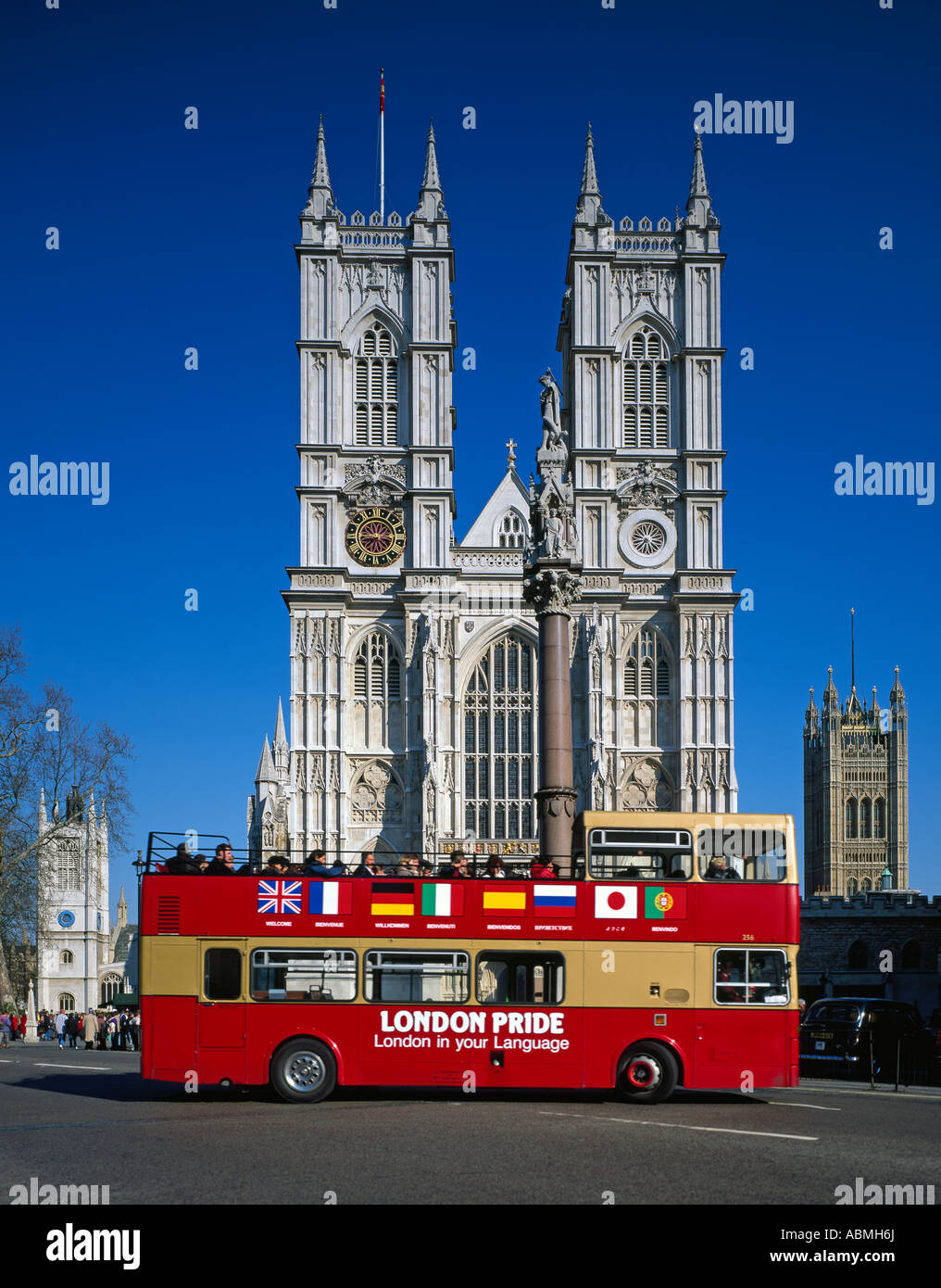 Abbazia di Westminster Londra Inghilterra REGNO UNITO Foto Stock