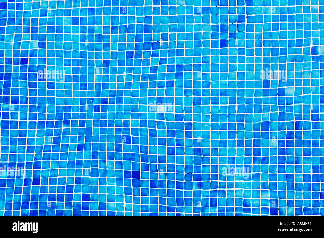 Pavimento distorta della Piscina Foto Stock