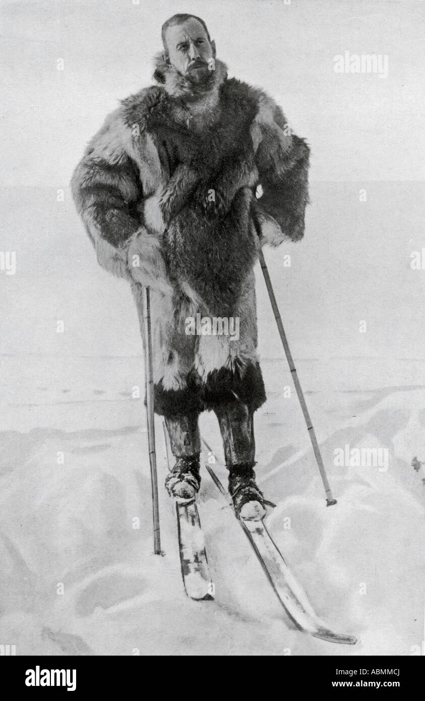 Capitano Roald Engelbregt Gravning Amundsen, da 1872 a 1928 esploratore norvegese delle regioni polari Foto Stock