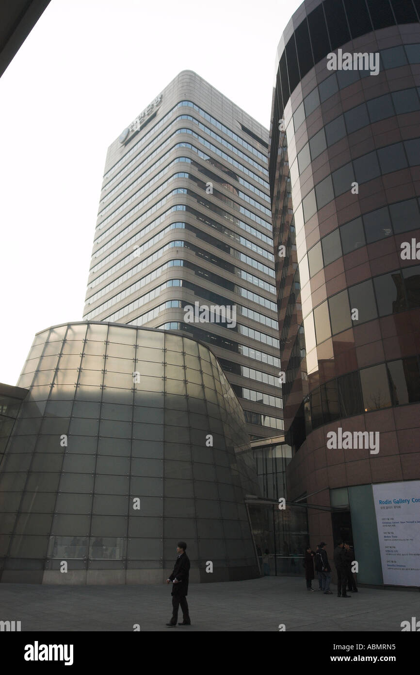 Samsung edificio e Rodin Gallery Seoul Gyeonggi Do Corea del Sud Foto Stock