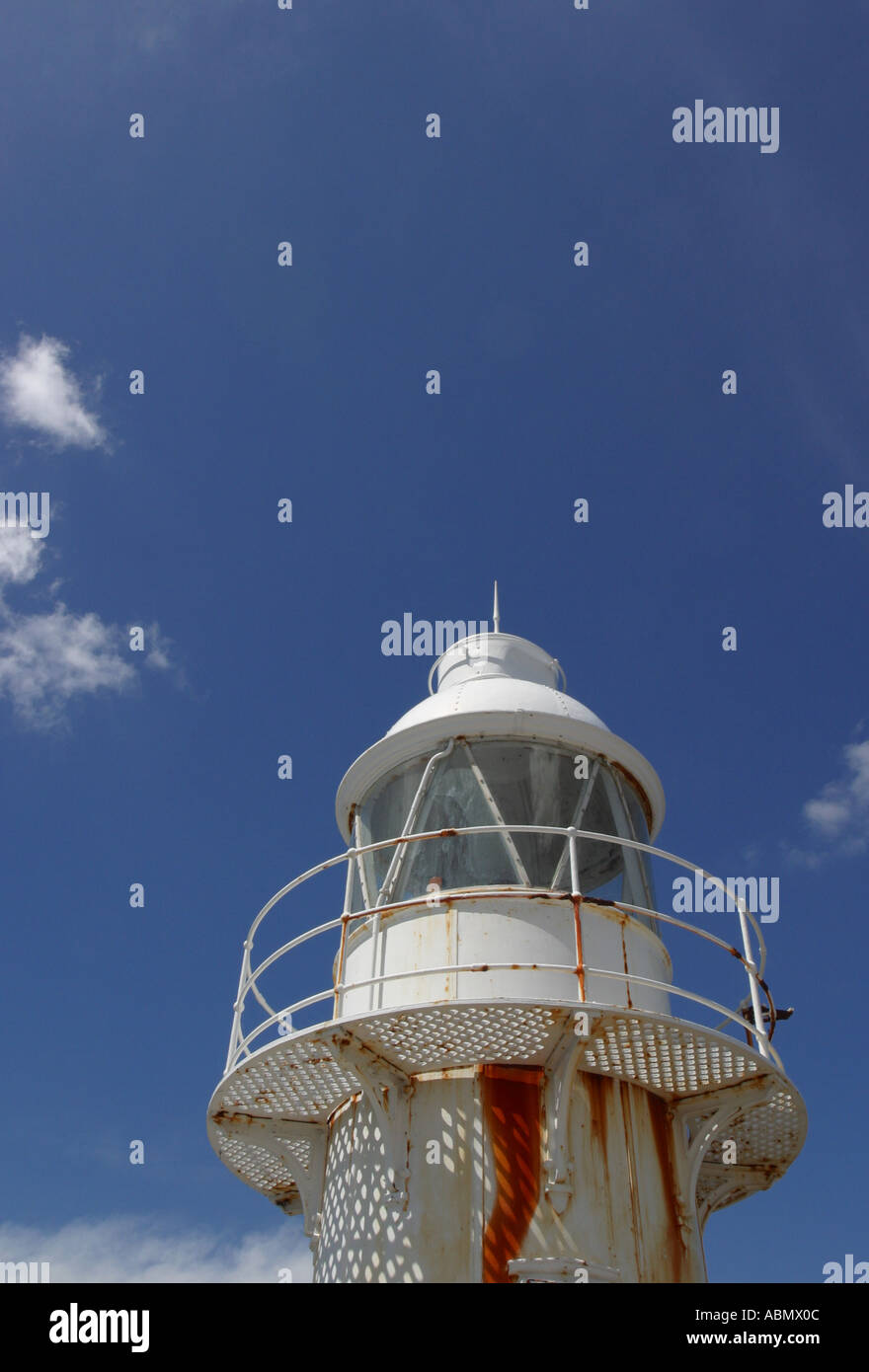 Faro con blue sky brixham devon Foto Stock