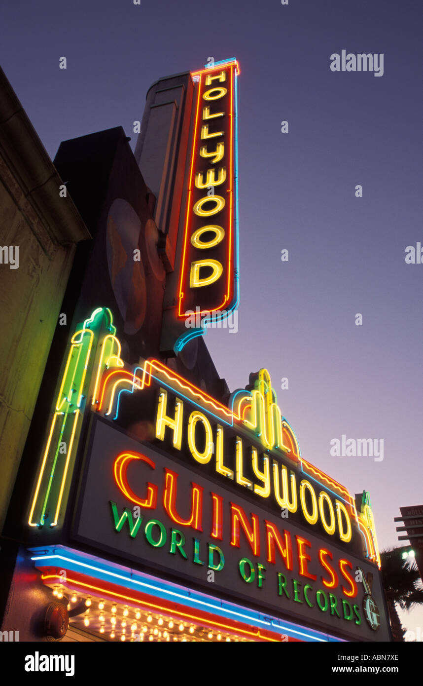 Hollywood Guinness World Record di Hollywood Los Angeles California Stati Uniti d'America Foto Stock