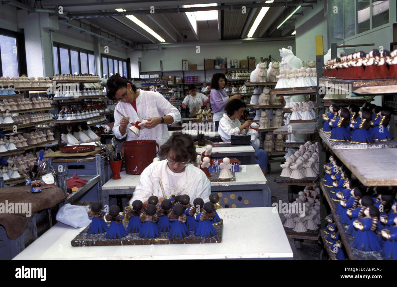 Decorazione della ceramica angeli Foto Stock