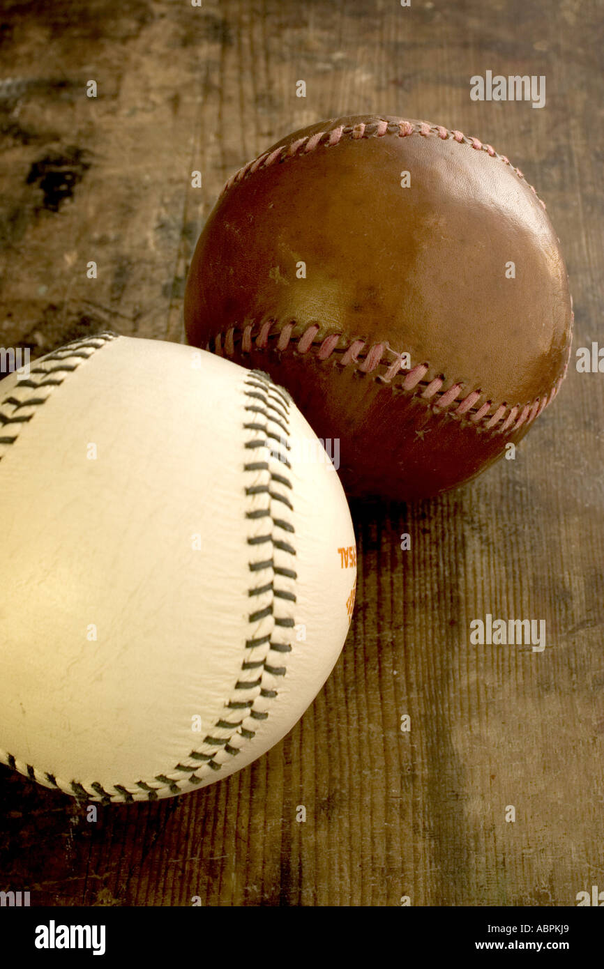 Palle da baseball Foto Stock