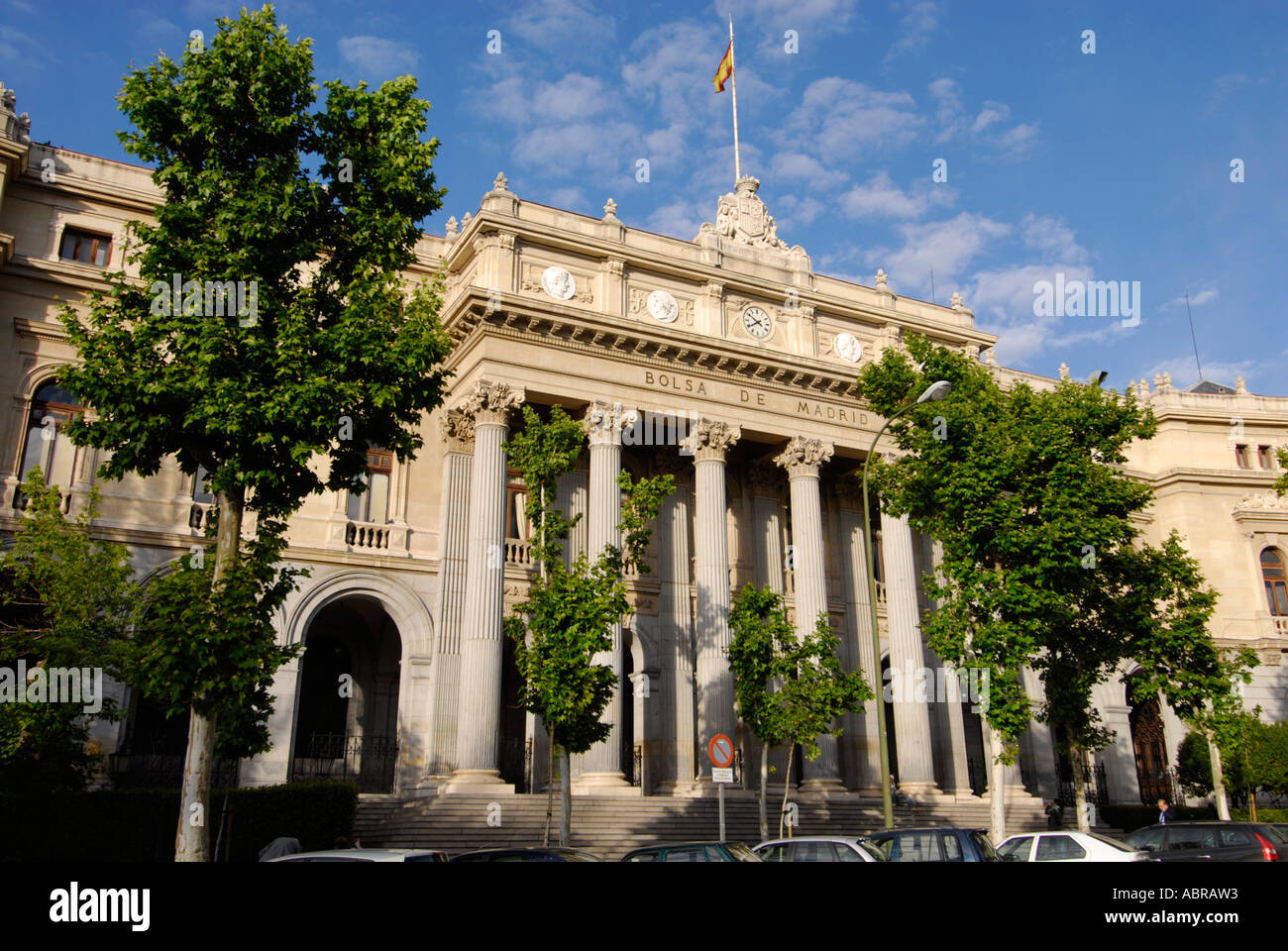 Bolsa de Madrid Borsa di Madrid Madrid Spagna Foto stock - Alamy