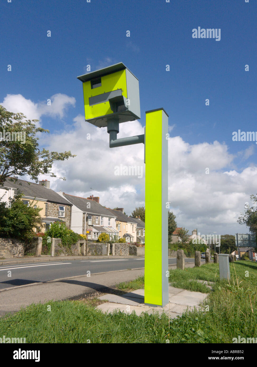 Un autovelox in una posizione rurale Foto Stock