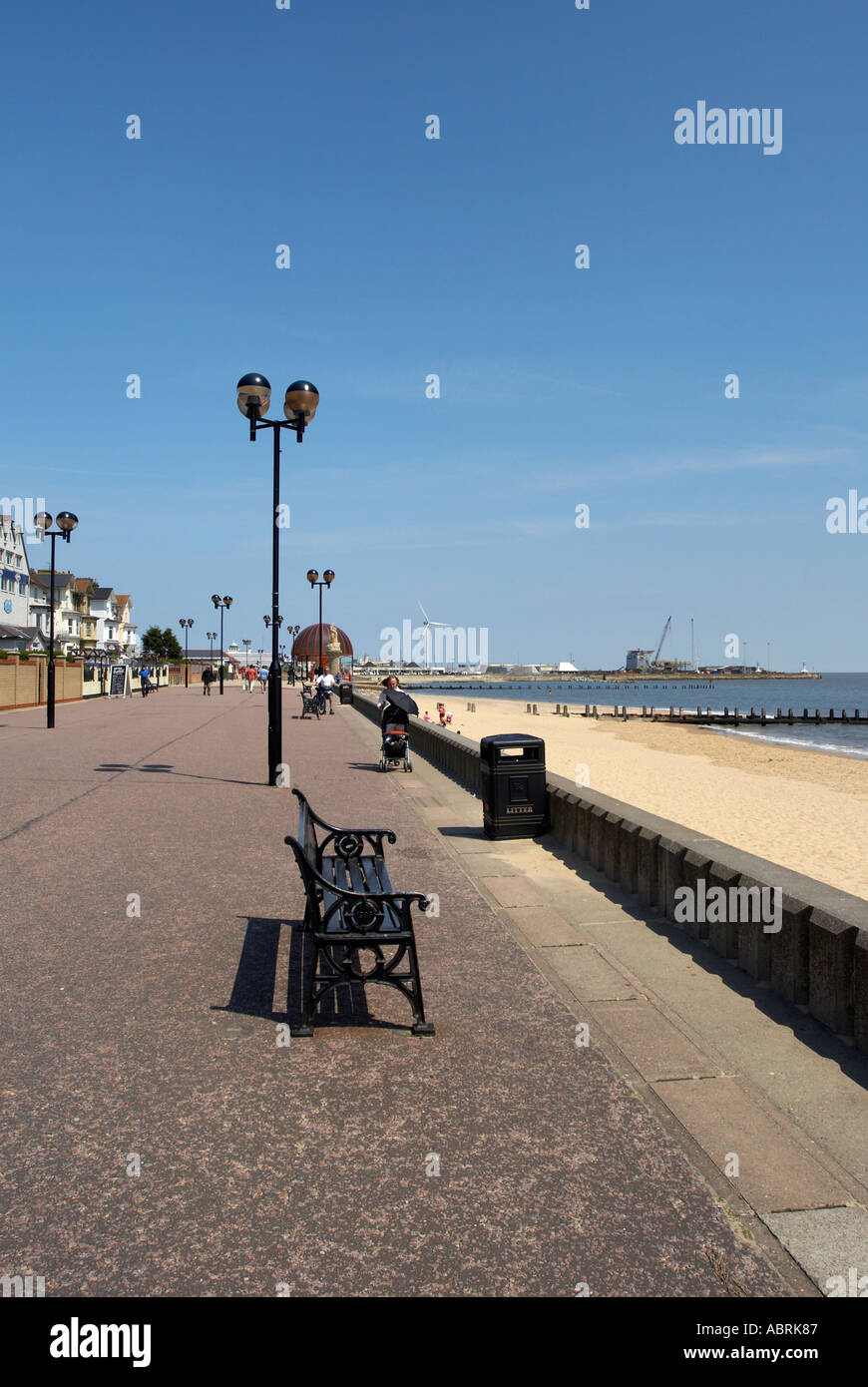 Lowestoft Seafront Foto Stock