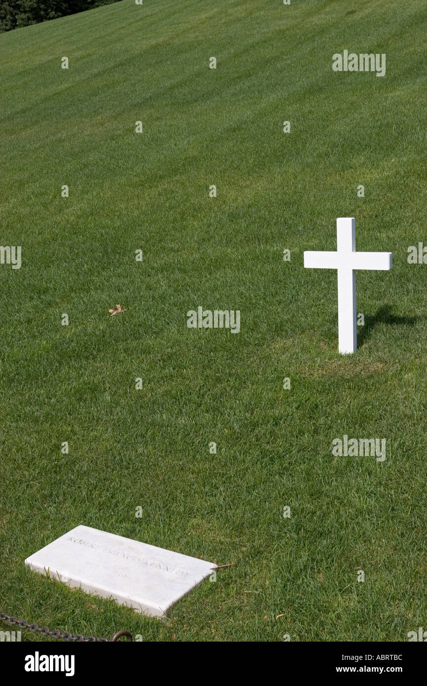 Arlington Virginia Robert F Kennedy s recinto in Al Cimitero Nazionale di Arlington Foto Stock