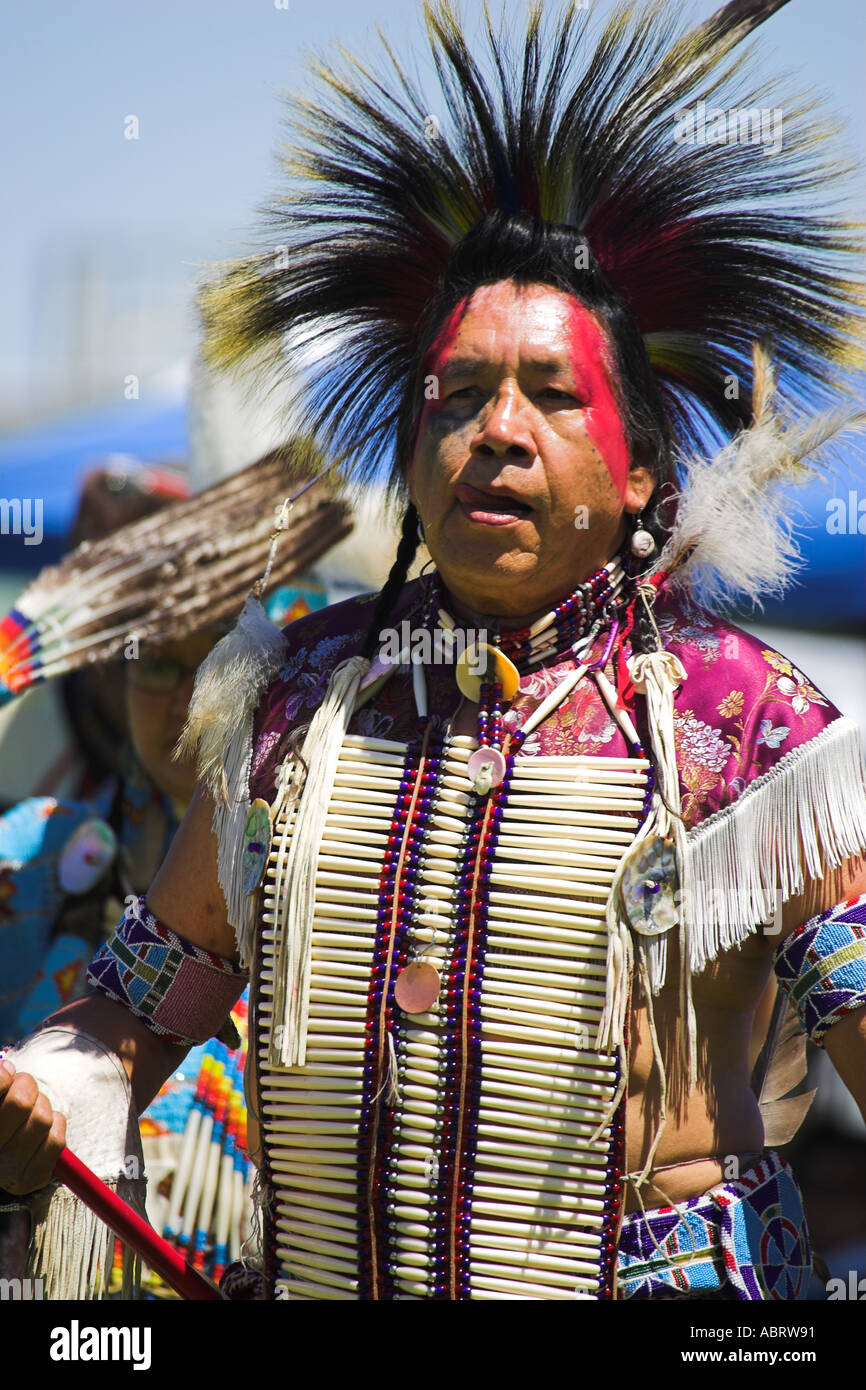 Native American Pow Wow in Wyoming Foto Stock