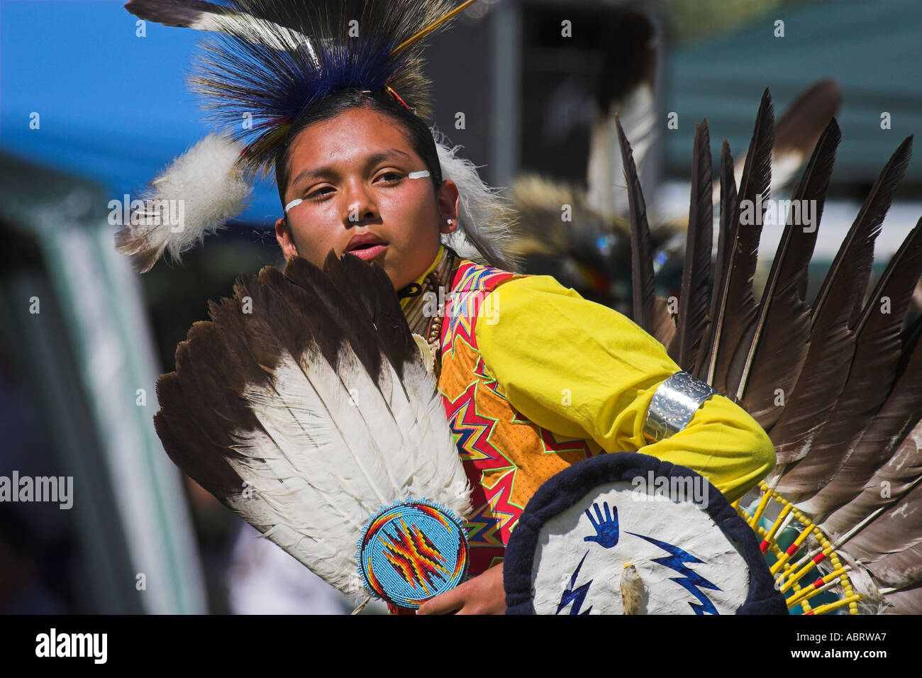 Native American Indian Pow Wow Foto Stock