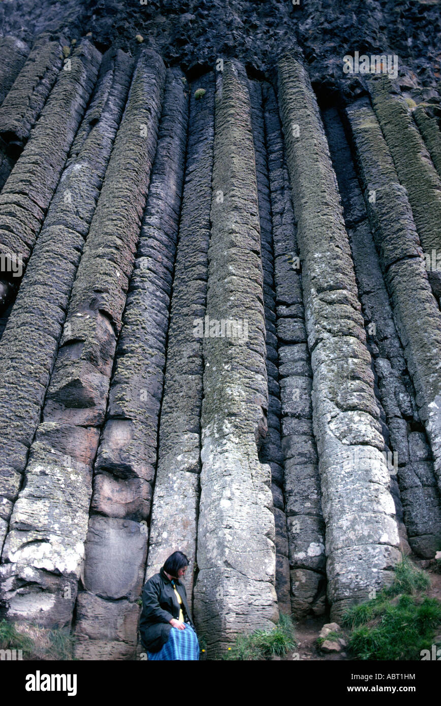 GIANT'S Causeway. Sito del Patrimonio mondiale. Foto Stock
