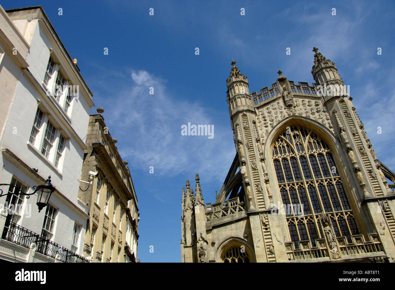 Abbazia di Bath Somerset Inghilterra Foto Stock