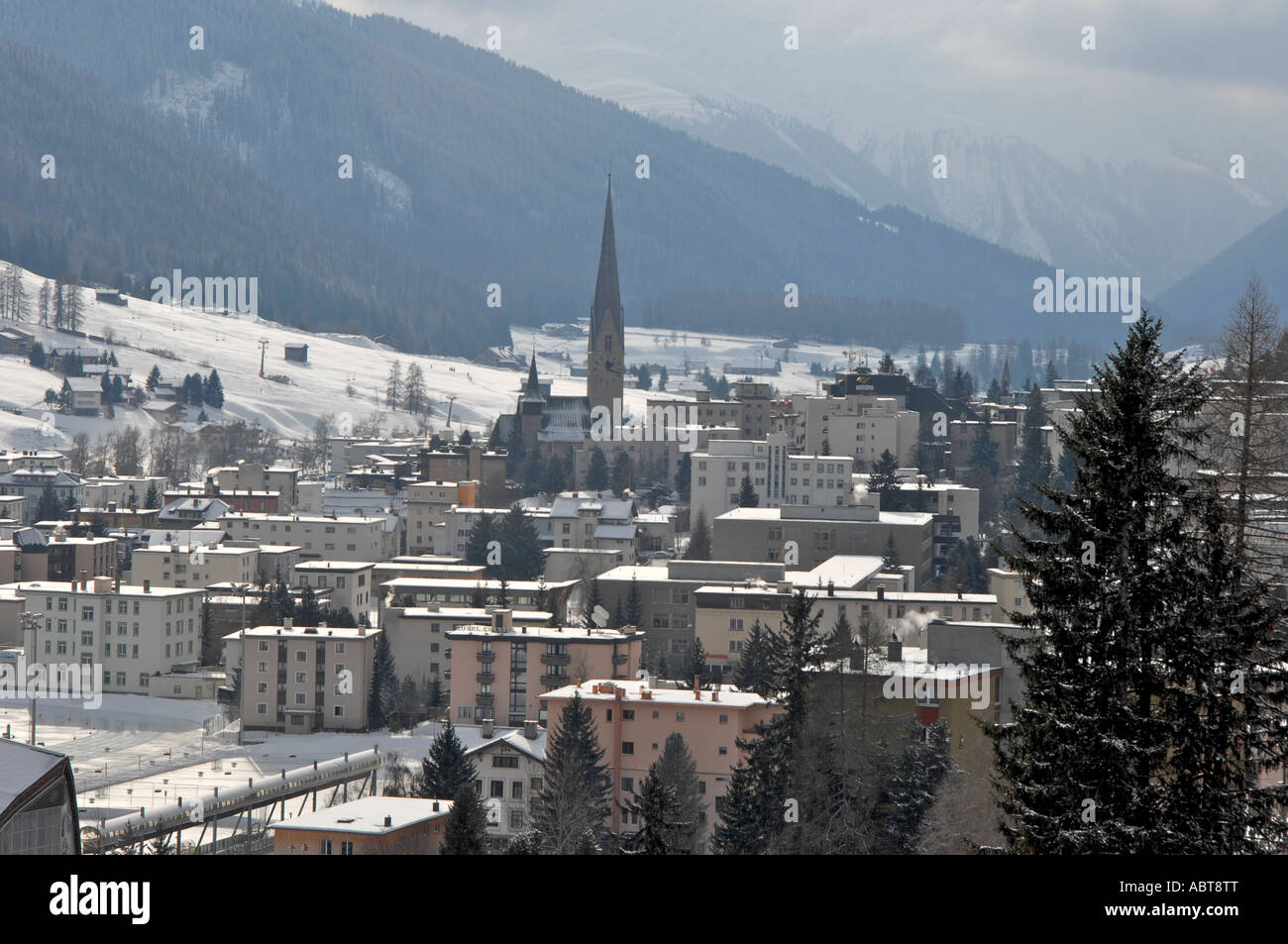 Davos, in Svizzera Foto Stock