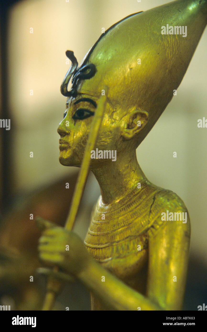 Egitto Tutankhamon s statuetta Foto Stock
