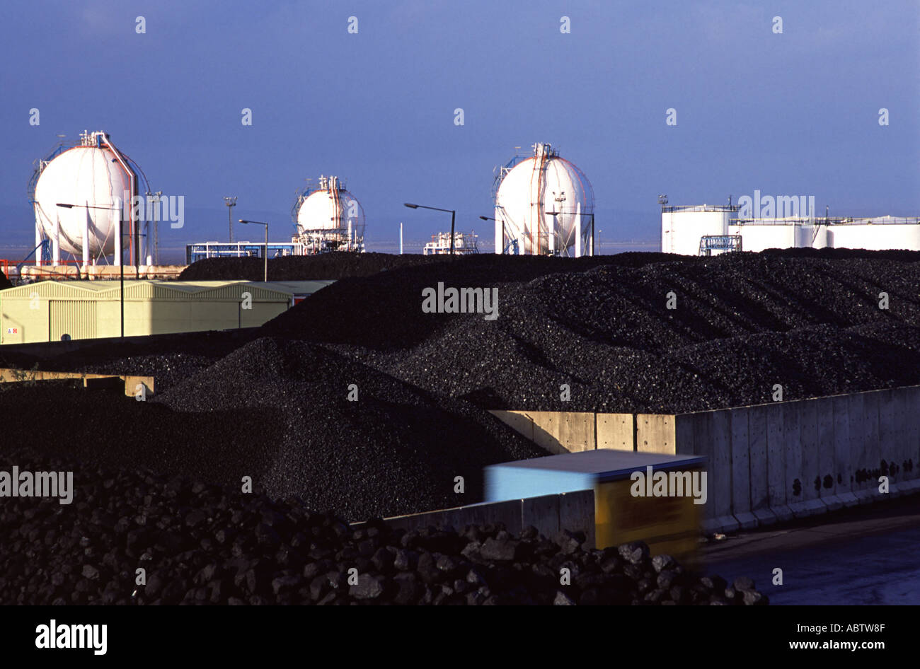 Avonmouth raffineria di petrolio England Regno Unito Foto Stock