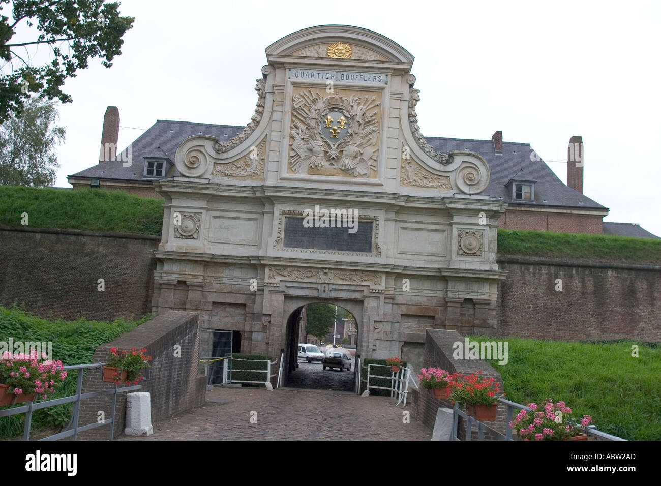 Imponente pentagonale cittadella militare 1667 70 meglio conservati di tutti gli edifici militari progettato dall'ingegnere Sébast Foto Stock