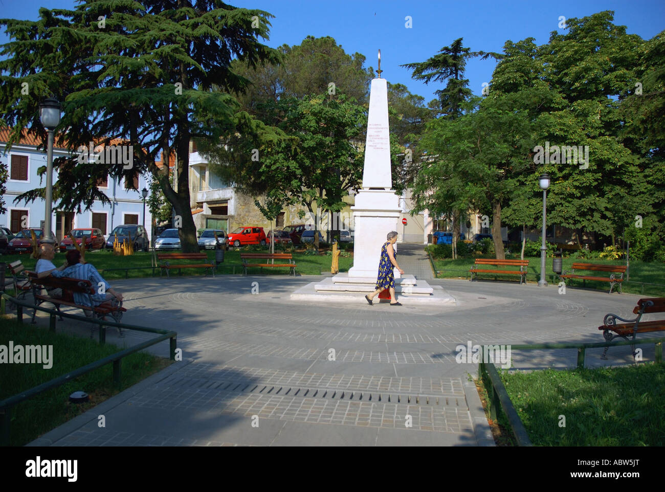 Vista Izola Primorska Istria Slovenia ex ex Iugoslavia Isola d'Istria Istria Istria slovena Est Europa orientale Foto Stock