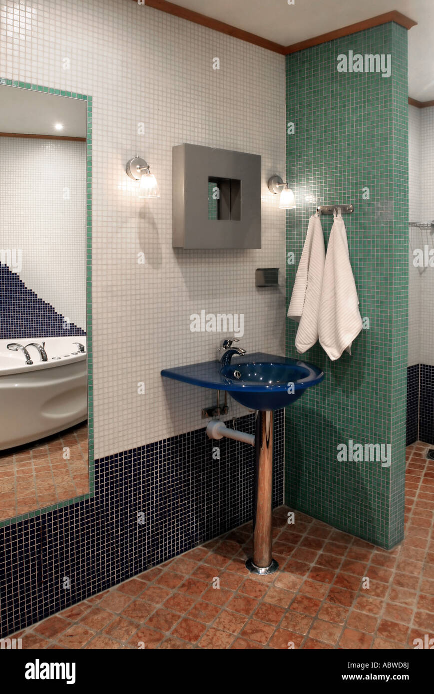 Interno di una sala da bagno Foto Stock