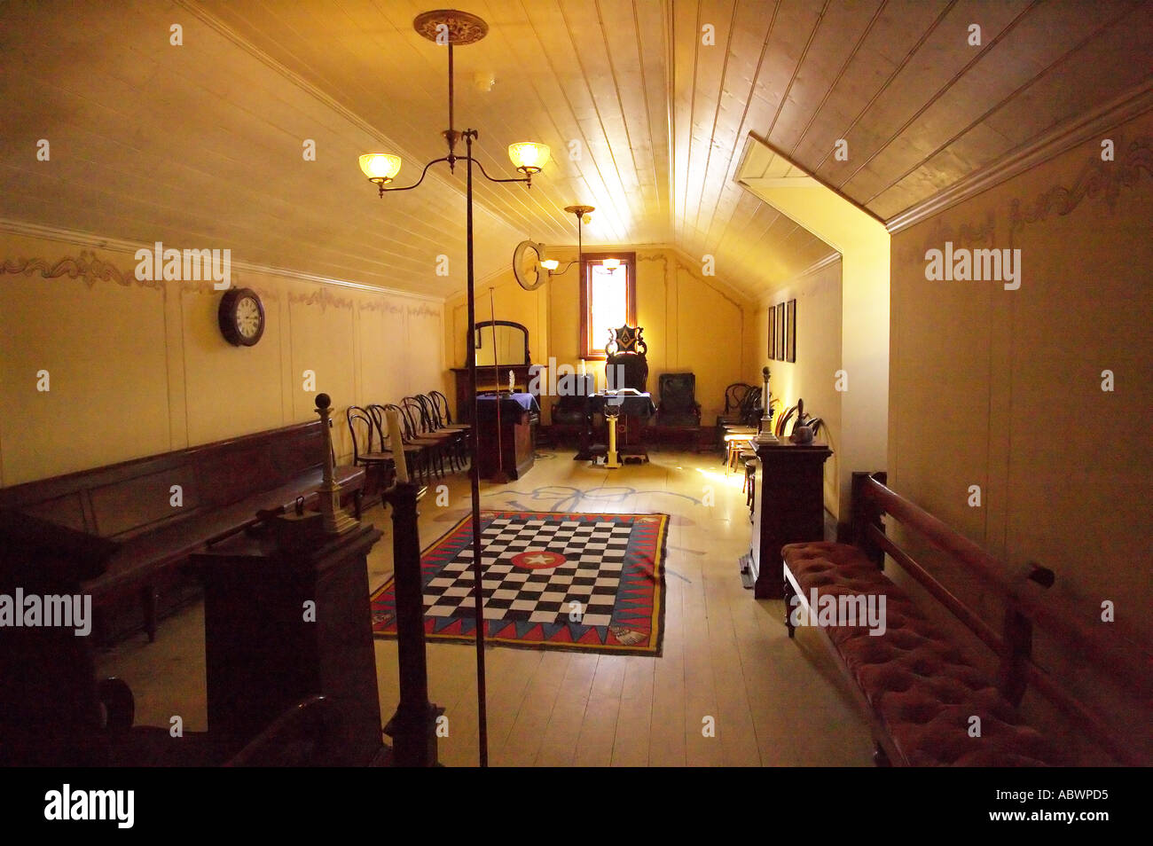 Masonic Lodge Sovereign Hill Ballarat Victoria Australia Foto Stock