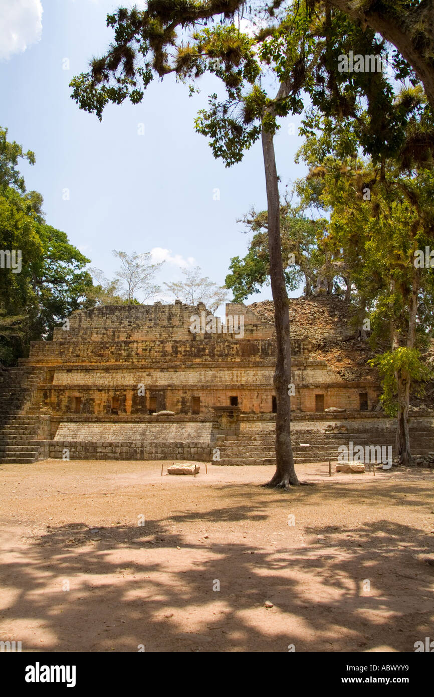 Favolose rovine Maya di civiltà Maya Copan in Honduras Foto Stock