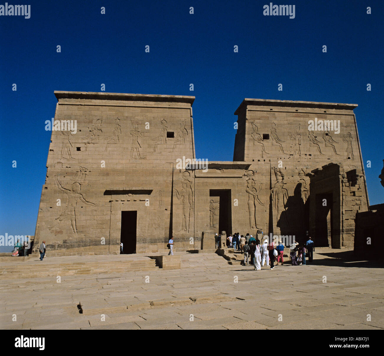 Afrika Africa African Aegypten ha Egitto Egypte egiziano Egitto Oberaegypten Assuan Assuan Philae Foto Stock