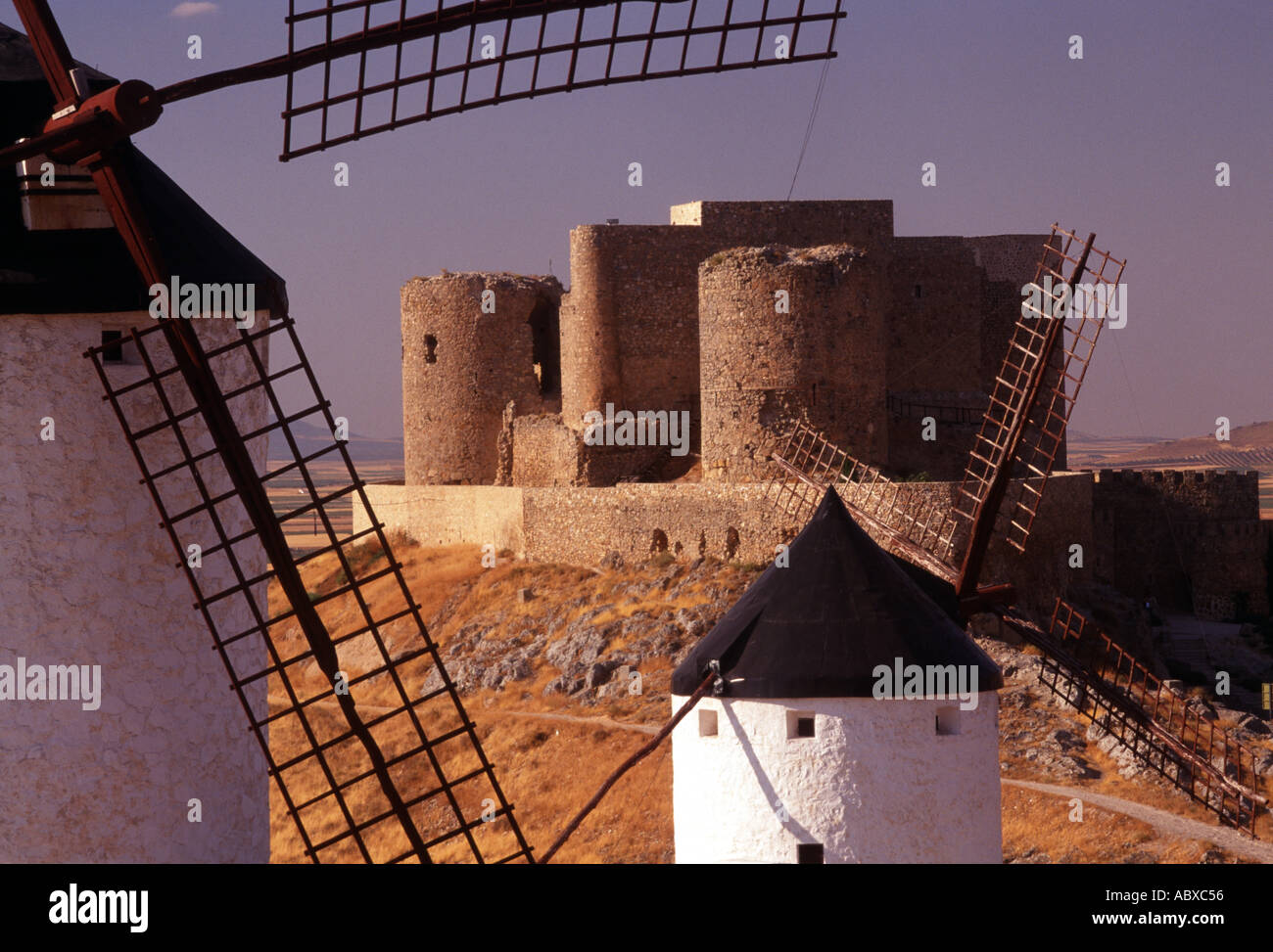 Consuegra, Windmühlen, 3 Foto Stock