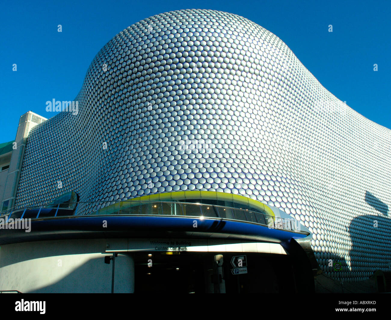 Selfridges flagship store esterno nel nuovo Bullring shopping retail mall center a Birmingham in Inghilterra Foto Stock