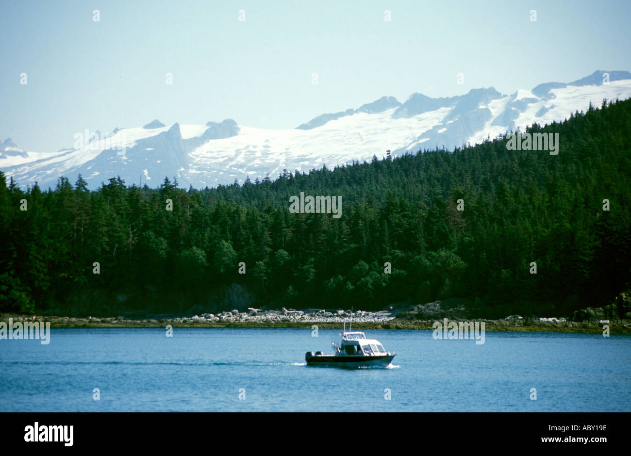 Auke Bay nei pressi di Juneau Alaska AK Foto Stock