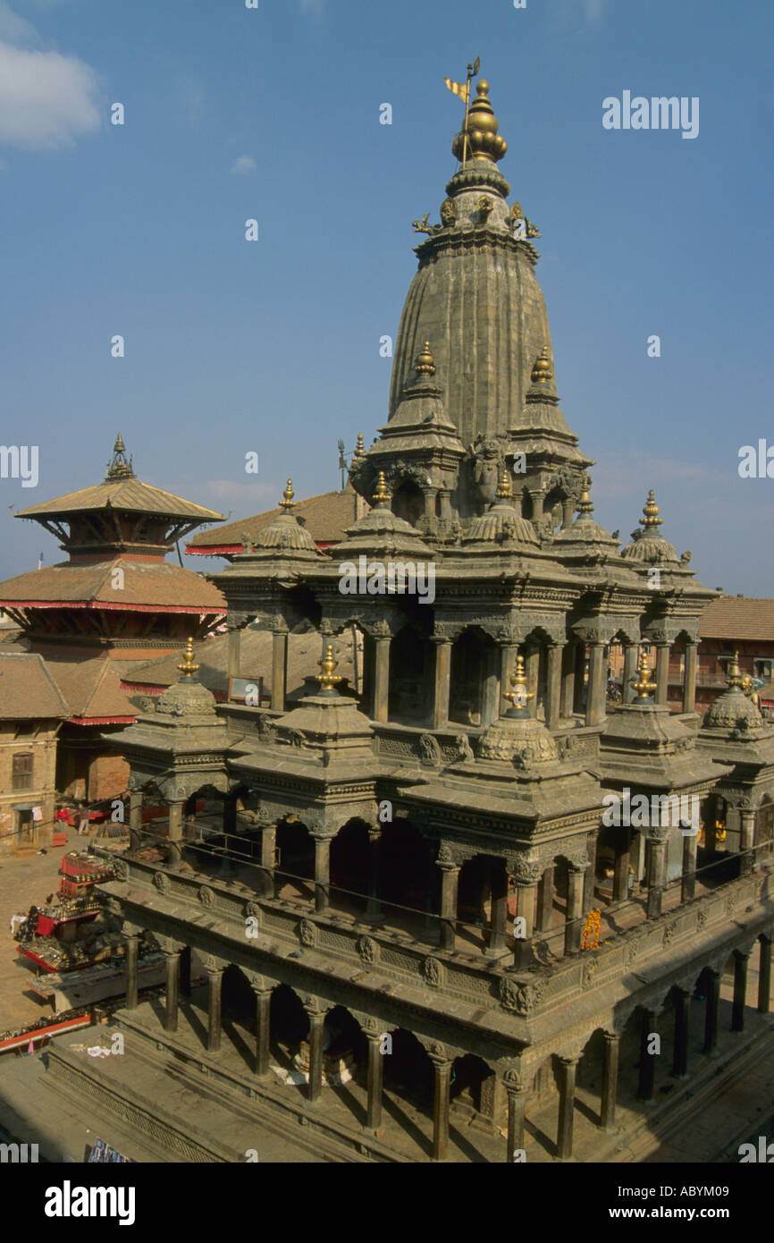 Il Nepal Patan Krishna Mandir Foto Stock