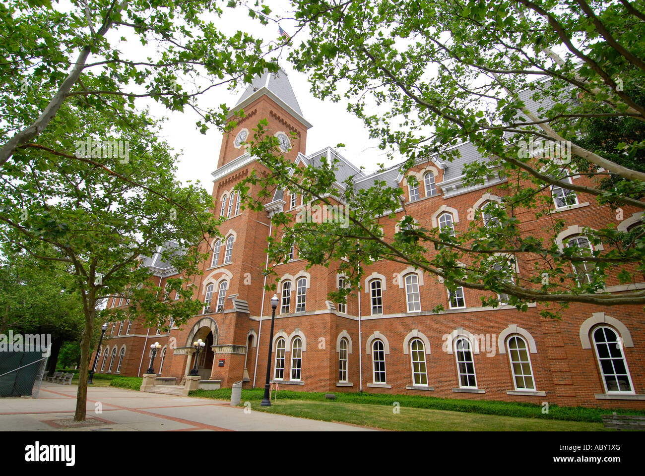 Università Hall su Ohio State Buckeyes Campus Universitario in Columbus Ohio Oh Foto Stock