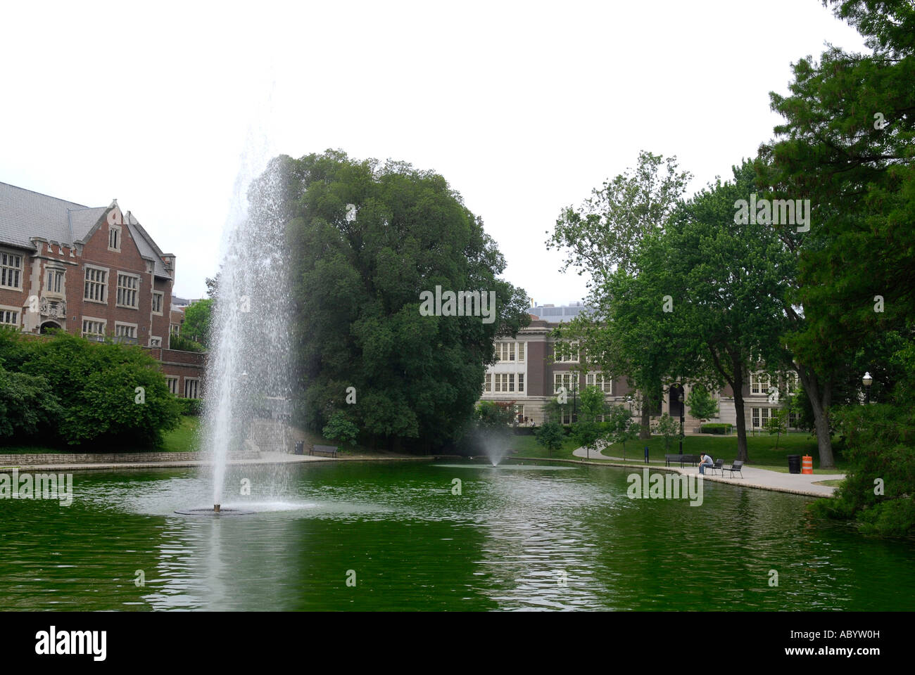 La Ohio State Buckeyes Campus Universitario in Columbus Ohio Oh Foto Stock