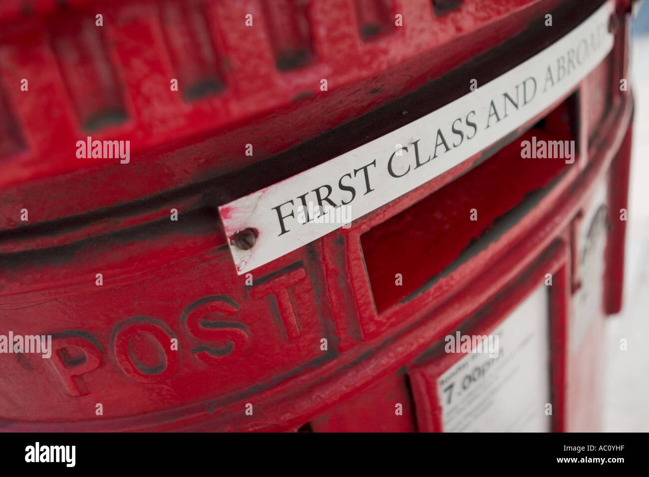 Pilastro casella al di fuori di Londra Liverpool Street station Foto Stock