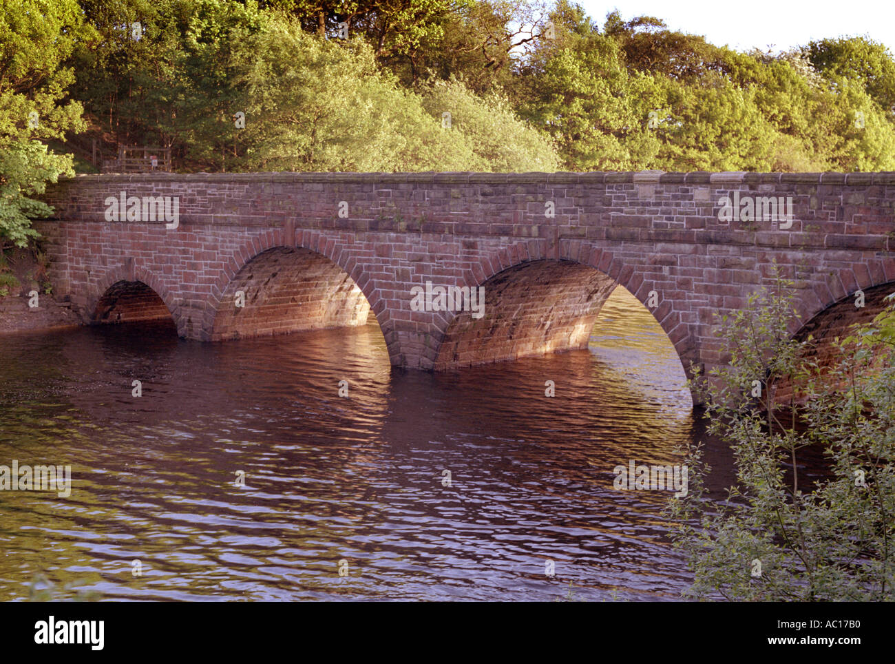 Ponte Alance Yarrow Anglezarke del serbatoio Foto Stock