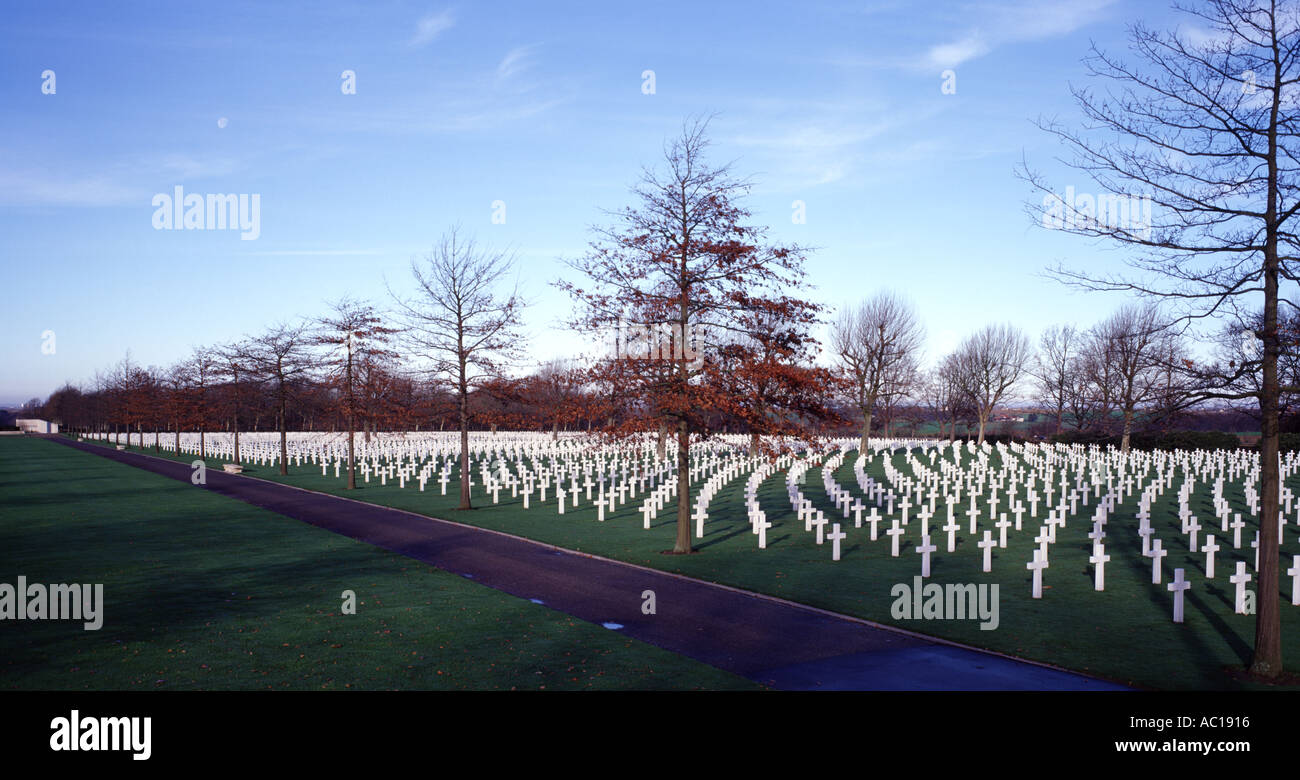 Noi cimitero militare Margraten vicino a Maastricht Limburgo [Paesi Bassi] Nederland Foto Stock