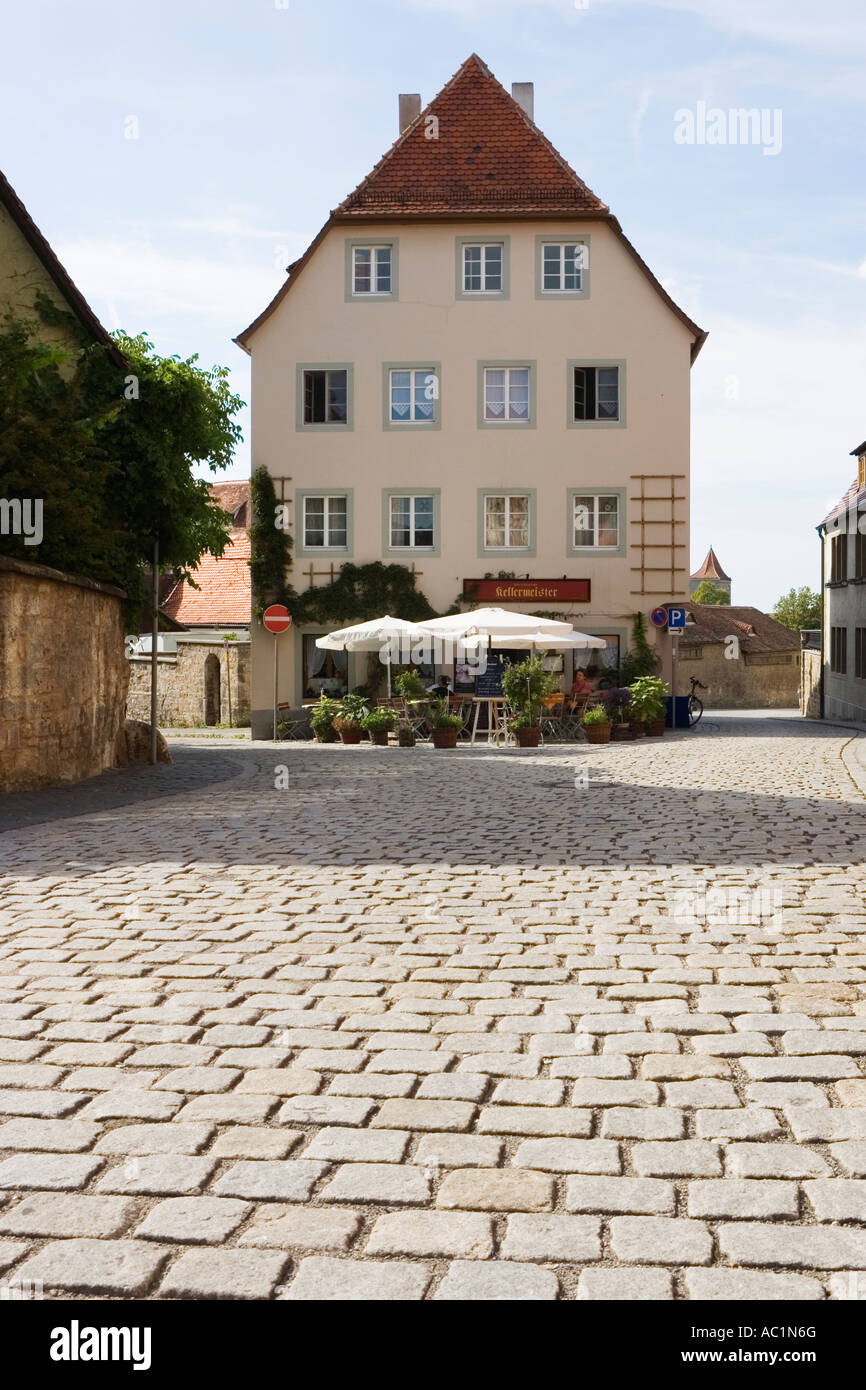 Rothenburg ob der Tauber Baviera Germania Luglio 2007 Foto Stock