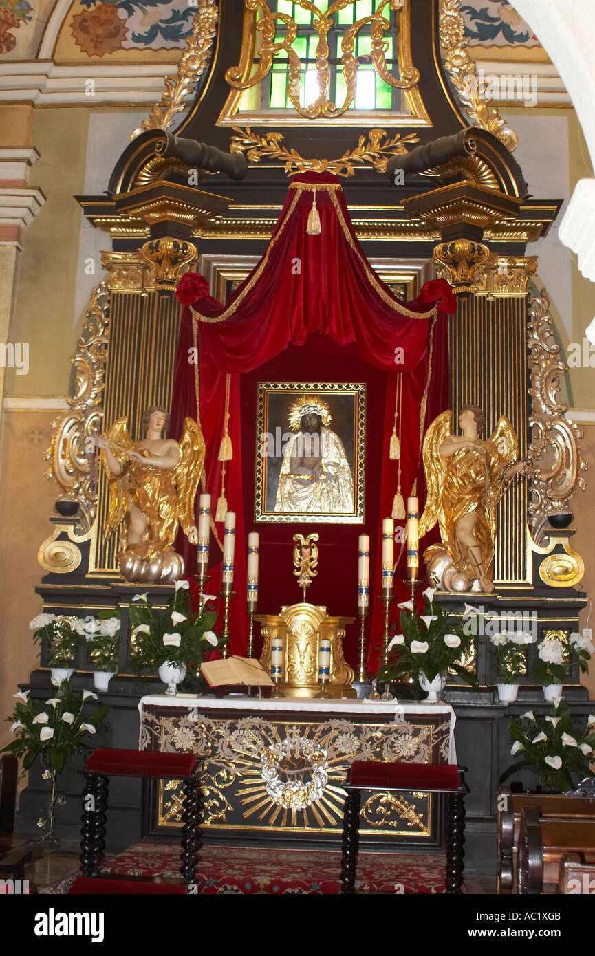 Kalwaria Zebrzydowska, il più antico Calvario in Polonia. Altare Foto Stock