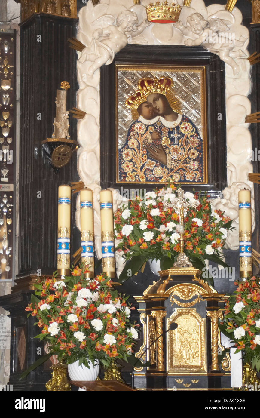 Kalwaria Zebrzydowska, il più antico Calvario in Polonia. Altare Foto Stock