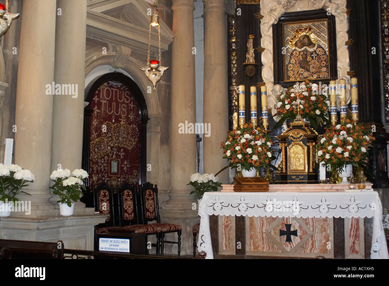 Kalwaria Zebrzydowska, il più antico Calvario in Polonia. L interno della Chiesa Bernardini Foto Stock