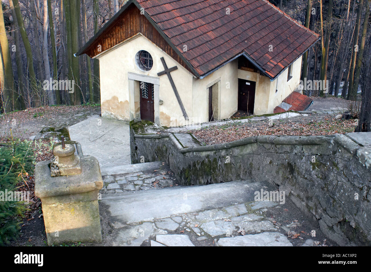 Kalwaria Zebrzydowska, il più antico Calvario in Polonia. Hermitage Foto Stock