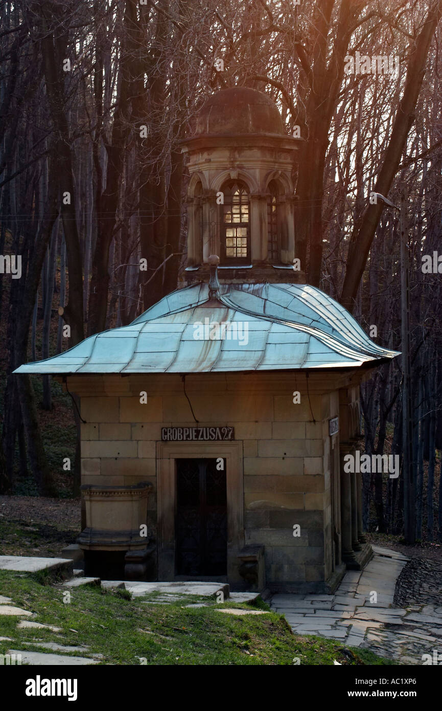 Kalwaria Zebrzydowska, il più antico Calvario in Polonia. Cappella Foto Stock