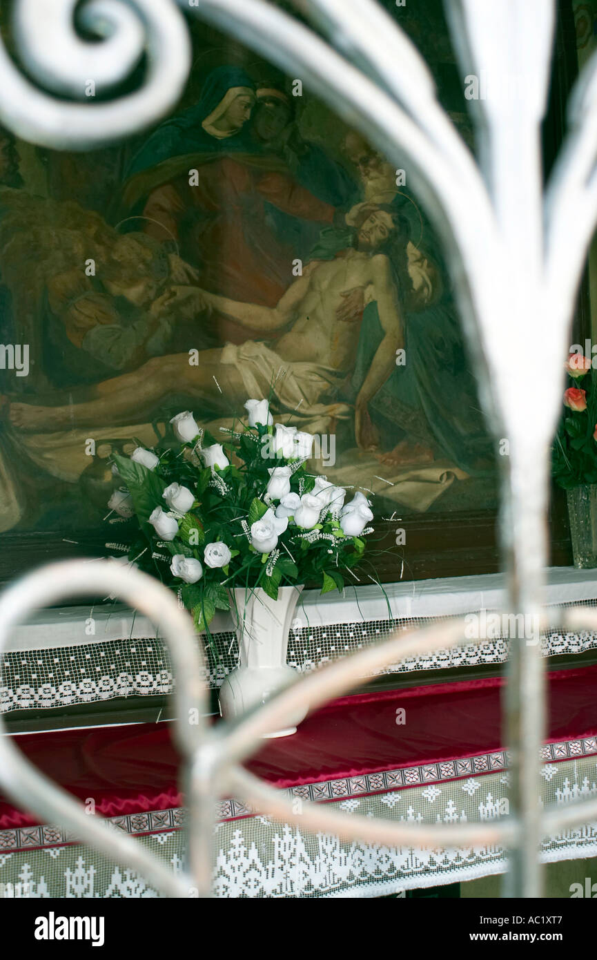 Kalwaria Zebrzydowska, il più antico Calvario in Polonia. Cappella Foto Stock