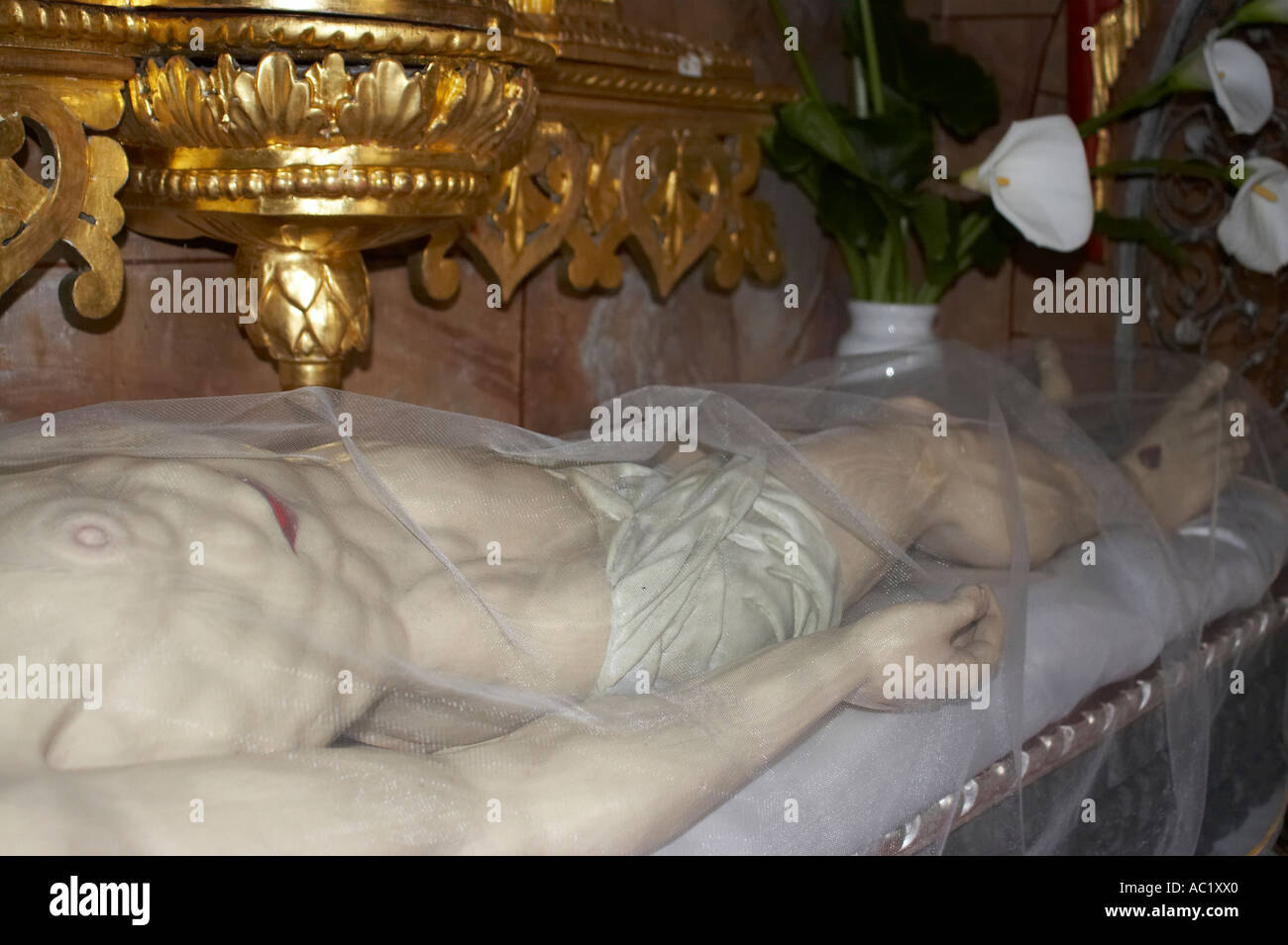 Kalwaria Zebrzydowska, il più antico Calvario in Polonia. Tomba di Cristo Foto Stock