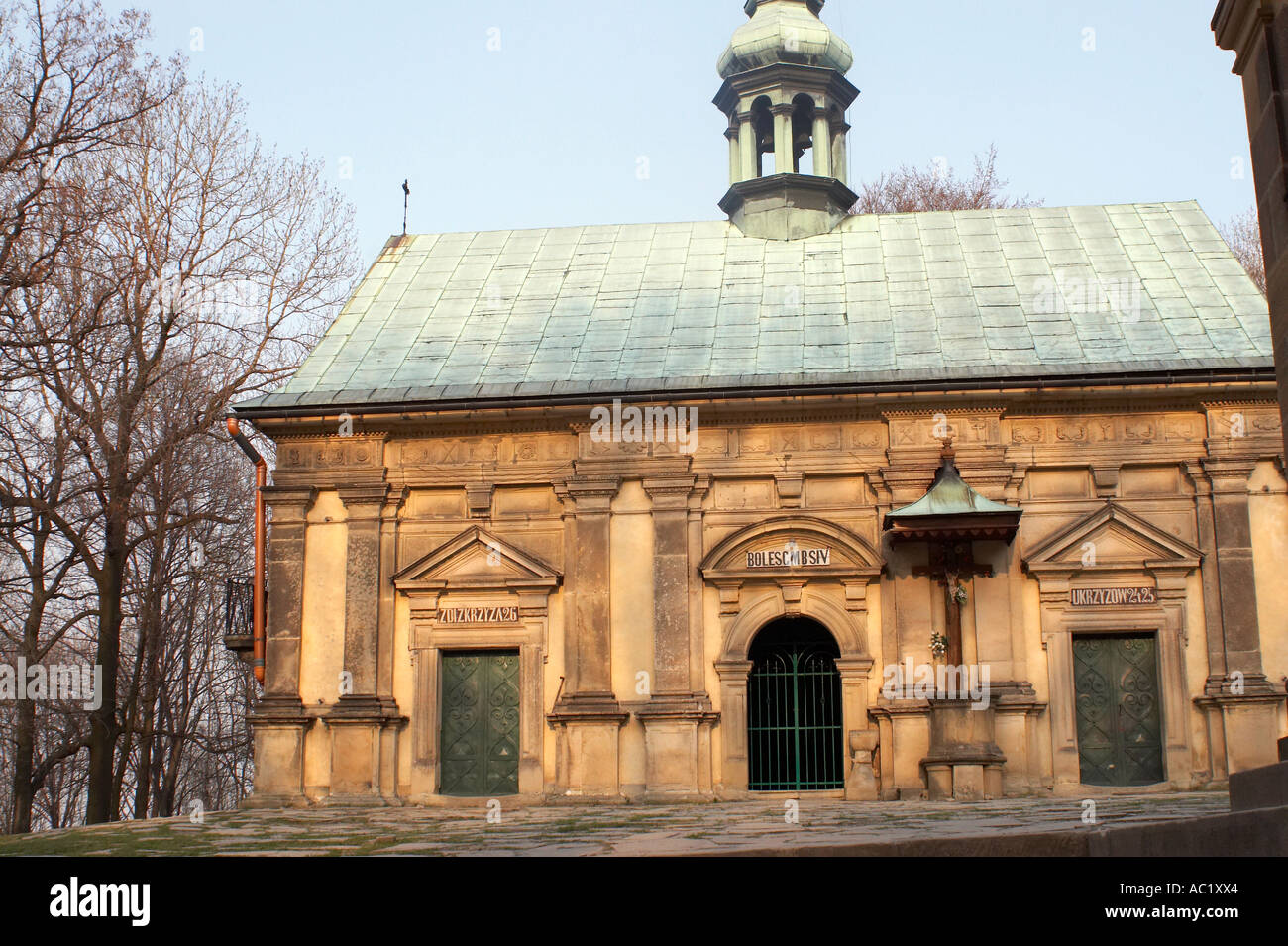 Kalwaria Zebrzydowska, il più antico Calvario in Polonia. Cappella Foto Stock