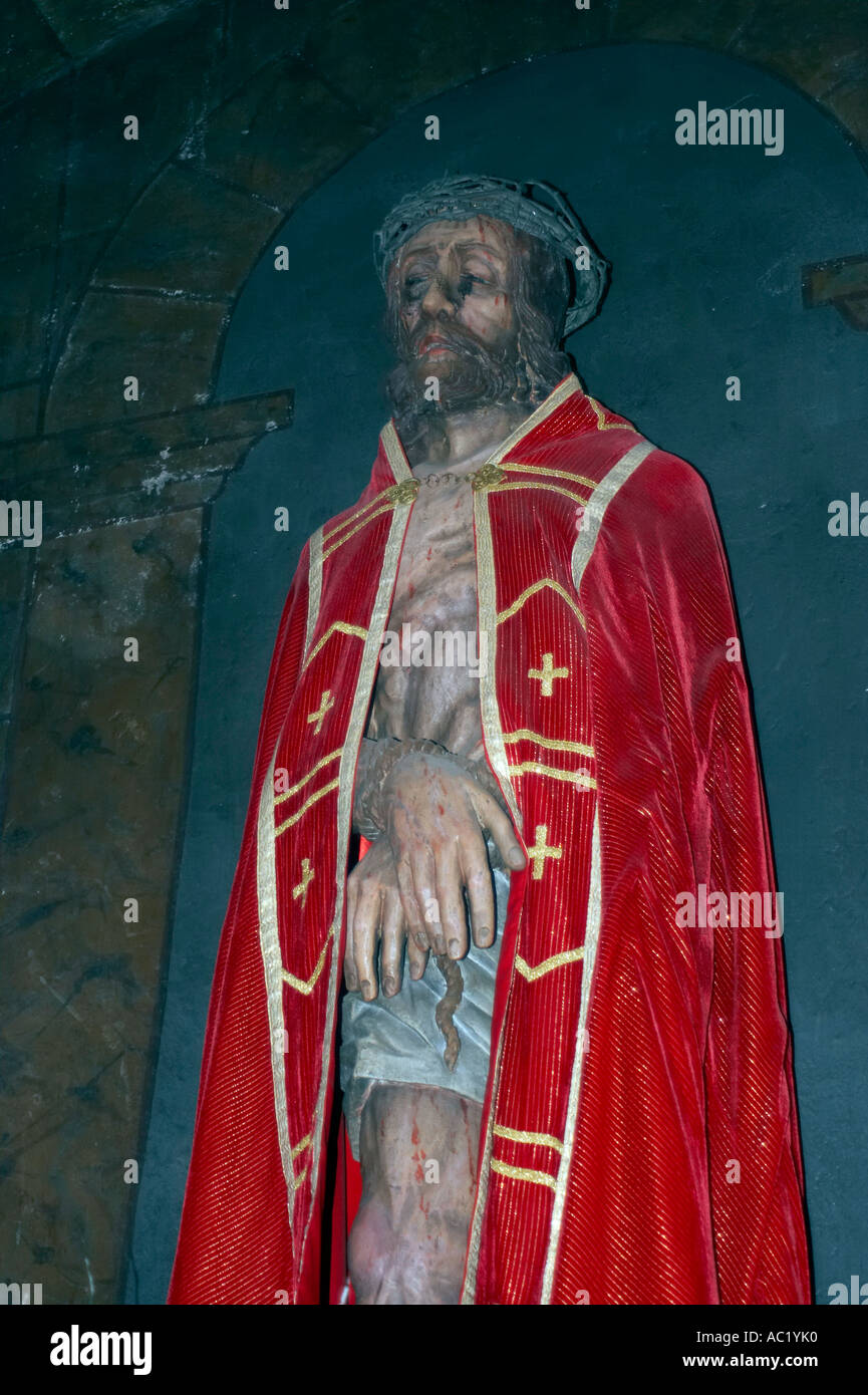 Kalwaria Zebrzydowska, il più antico Calvario in Polonia. Christus. Foto Stock