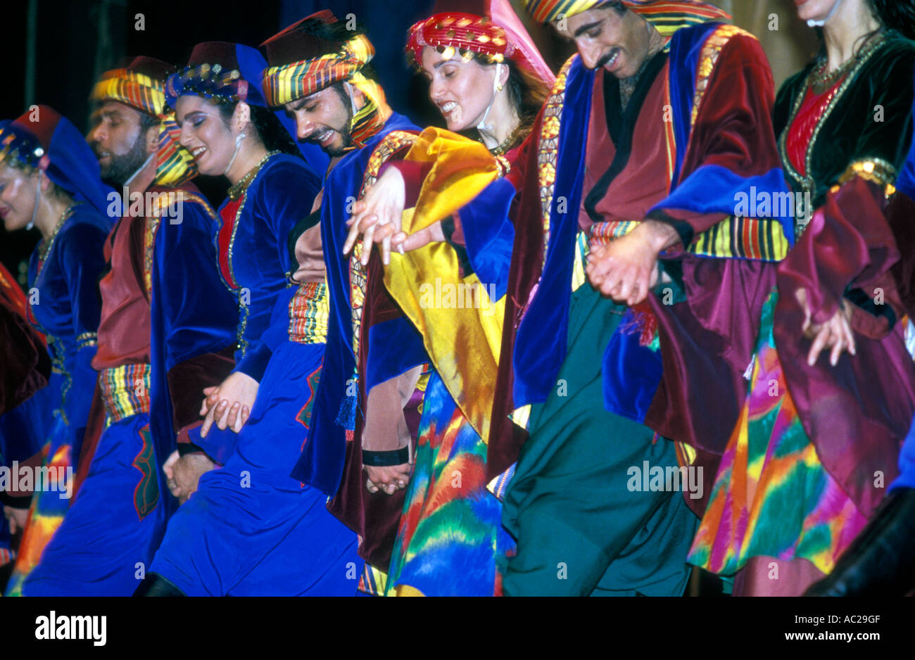 Danza libanese al Piccadilly Theatre, Hamra, West Beirut, Libano. Foto Stock